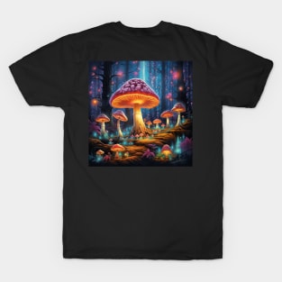 Mushroom Design T-Shirt